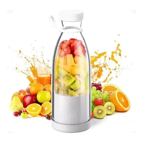 Compacte Draagbare Smoothieblender met Fruitreservoir en Drinkdop