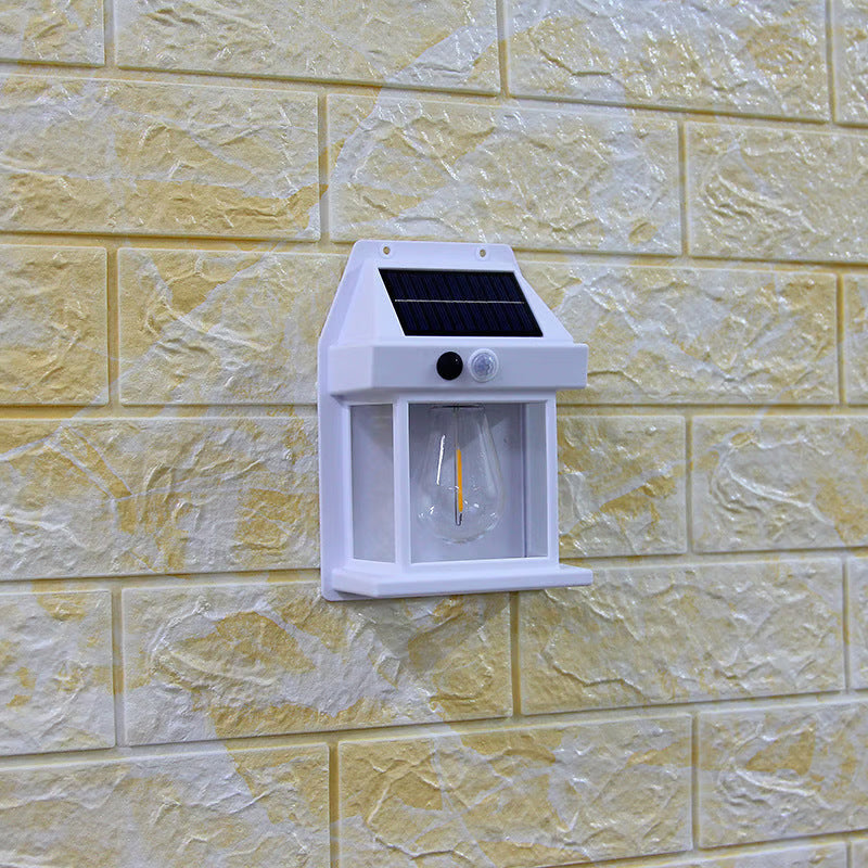 Elegante Outdoor Solar Wandleuchte