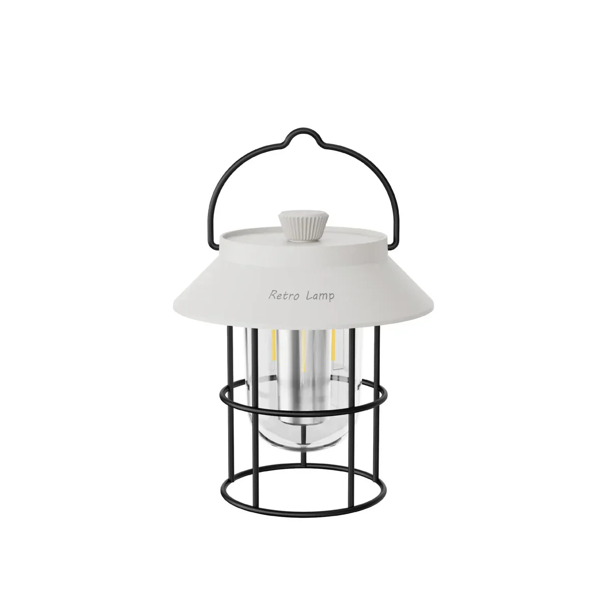 Led Camping Lantaarn in Retro Design - Draagbare Lamp voor Binnen en Buiten