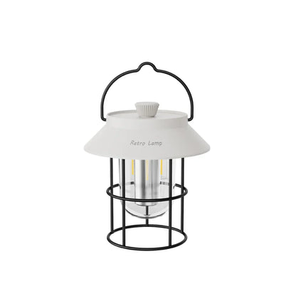 Led Camping Lantaarn in Retro Design - Draagbare Lamp voor Binnen en Buiten