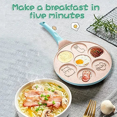 Ontbijtkoekenpan voor Kinderen - Leuke Pannenkoek- en Spiegeleivormen
