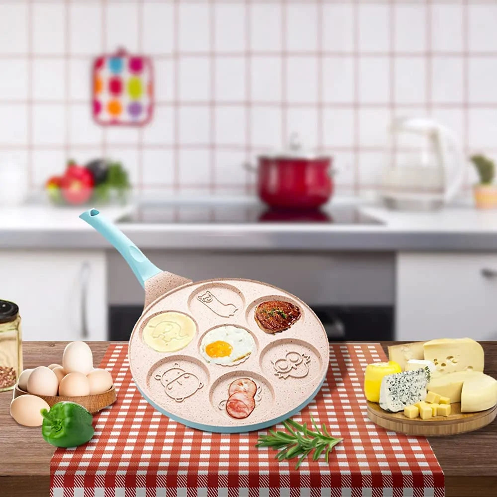 Ontbijtkoekenpan voor Kinderen - Leuke Pannenkoek- en Spiegeleivormen