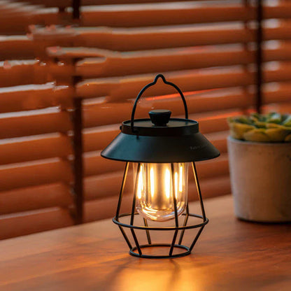 Led Camping Lantaarn in Retro Design - Draagbare Lamp voor Binnen en Buiten