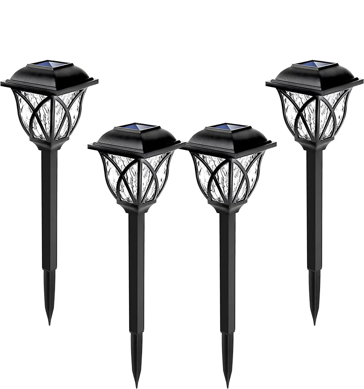 Solar Tuinverlichting met Natuurlijke Charme - Elegante Lampen voor Buiten