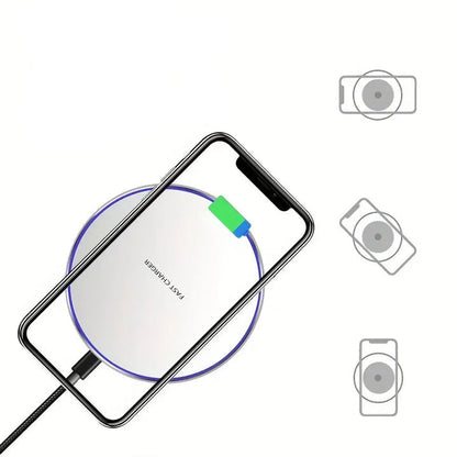 30w Draadloze Snellader Inductie Opladen Pad voor Iphone en Android