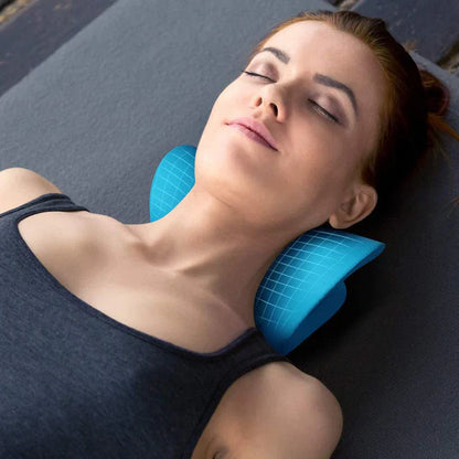 Nek- en Schouderstretcher - Cervicaal Tractiekussen voor Werveluitlijning en Massage