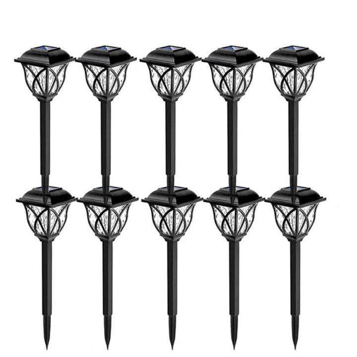Solar Tuinverlichting met Natuurlijke Charme - Elegante Lampen voor Buiten