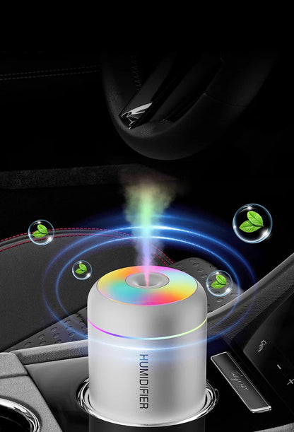 Compacte Luchtbevochtiger met Aromatherapie op Usb voor in de Auto en Slaapkamer