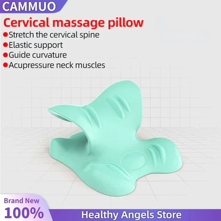 Nek- en Schouderstretcher - Cervicaal Tractiekussen voor Werveluitlijning en Massage
