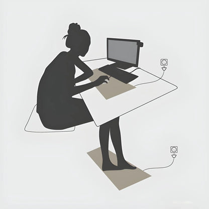 Grondingsmat van Koolstofleer voor Elektronische Apparaten en Gezondheid