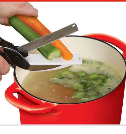 2-in-1 Keukenmes Snijplank