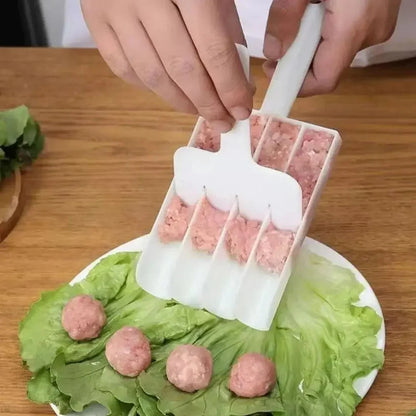 Praktische Plastic Knoedel- en Gehaktbalvorm - voor Gelijkmatige Porties