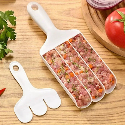 Praktische Plastic Knoedel- en Gehaktbalvorm - voor Gelijkmatige Porties