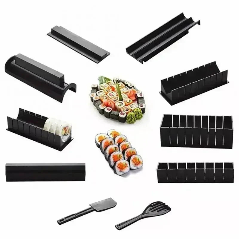 Sushi Rol- en Snijset - Praktische Sushiset met Sjablonen en Accessoires