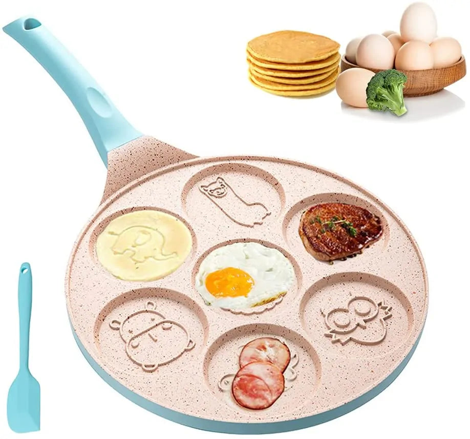 Ontbijtkoekenpan voor Kinderen - Leuke Pannenkoek- en Spiegeleivormen