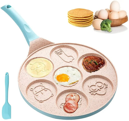 Ontbijtkoekenpan voor Kinderen - Leuke Pannenkoek- en Spiegeleivormen