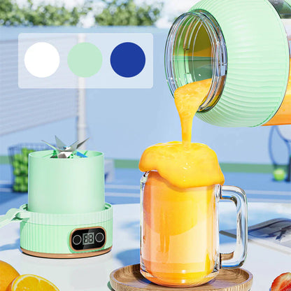 Draagbare Multifunctionele Blender met Dubbele Deksel en Usb-oplaadfunctie - voor Smoothies en het Bewaren van Voedsel