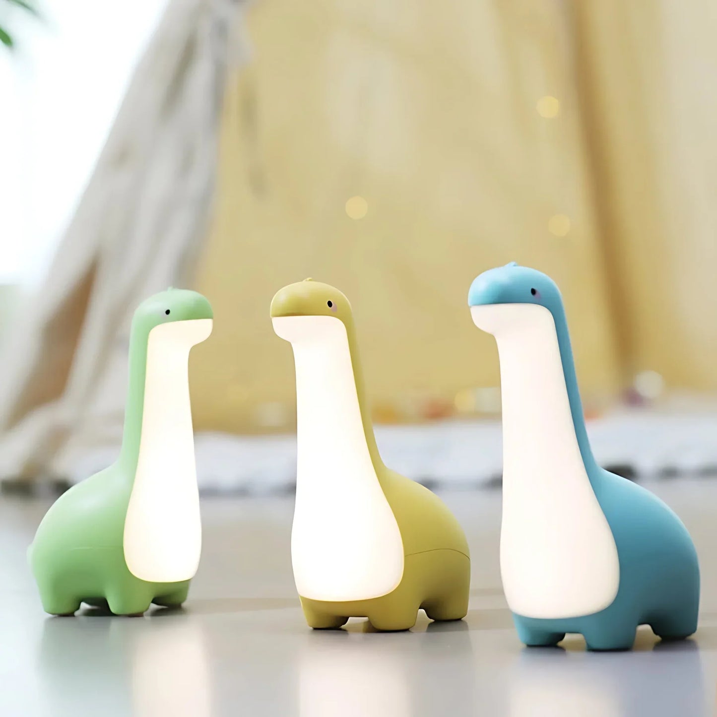 Led Dinosaurus Nachtlampje voor Kinderen - Zachte Verlichting voor Rustgevende Nachten