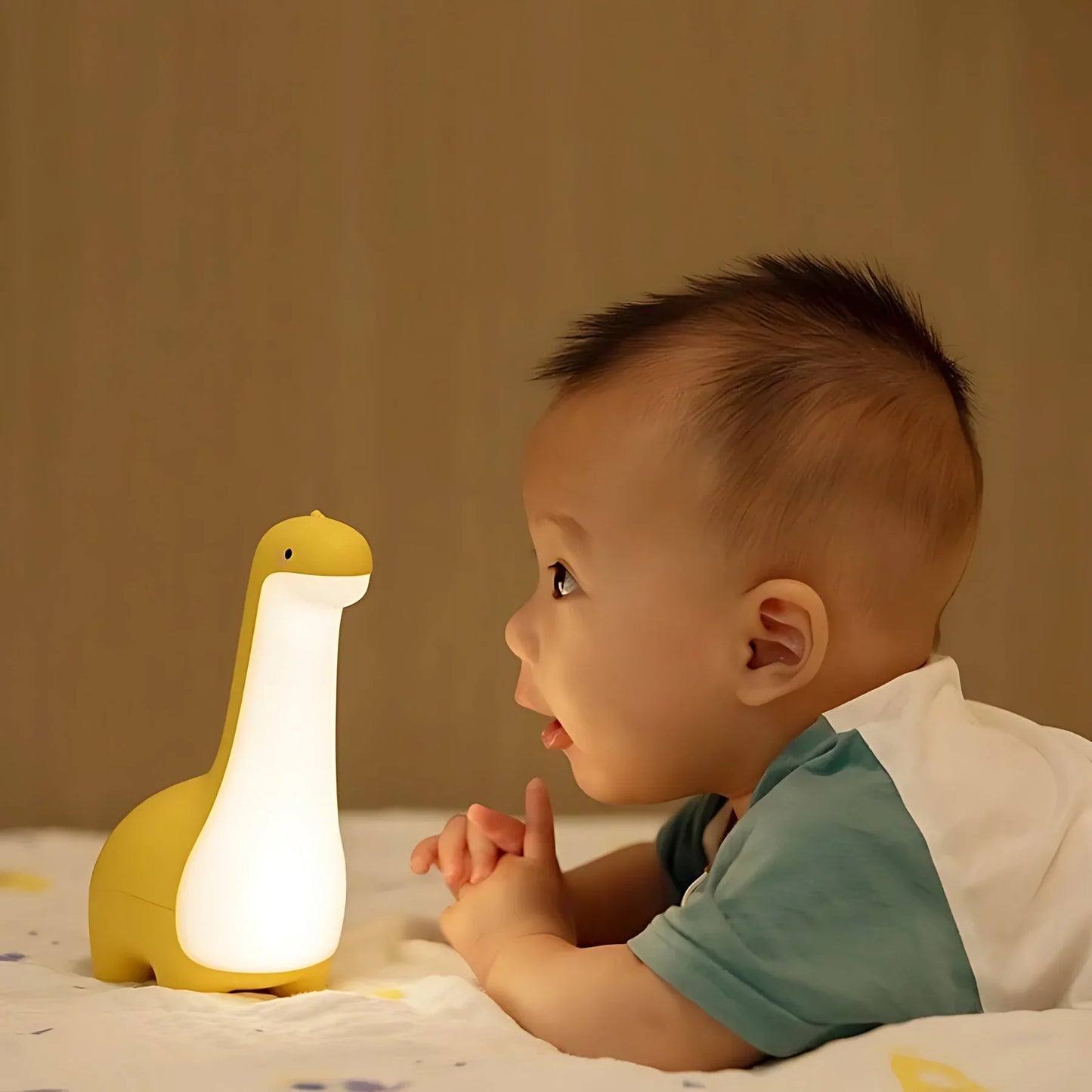 Led Dinosaurus Nachtlampje voor Kinderen - Zachte Verlichting voor Rustgevende Nachten