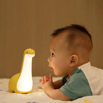 Led Dinosaurus Nachtlampje voor Kinderen - Zachte Verlichting voor Rustgevende Nachten