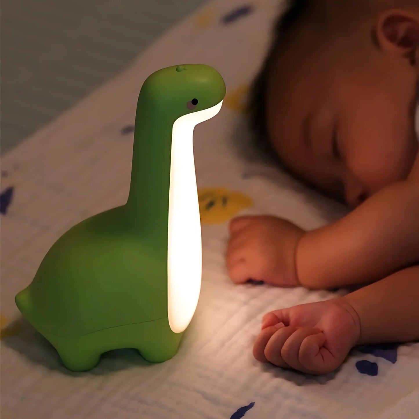 Led Dinosaurus Nachtlampje voor Kinderen - Zachte Verlichting voor Rustgevende Nachten