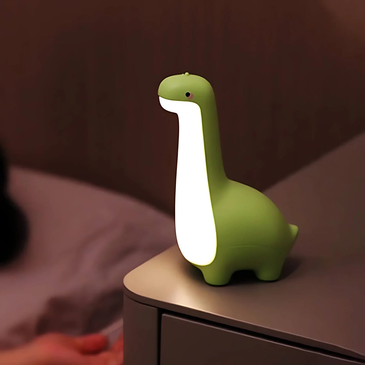 Led Dinosaurus Nachtlampje voor Kinderen - Zachte Verlichting voor Rustgevende Nachten